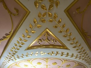 An Example of Restored Gilding At Stowe House